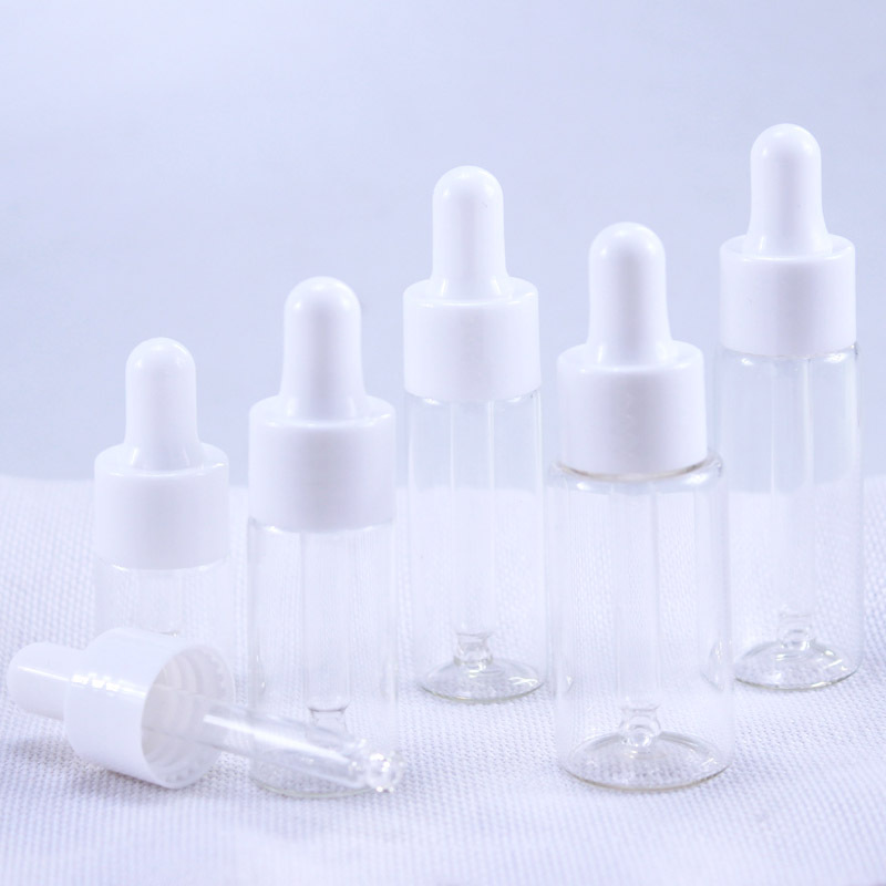 Juice Bottle Dropper - 50 pezzi/lotto, flaconi contagocce in vetro