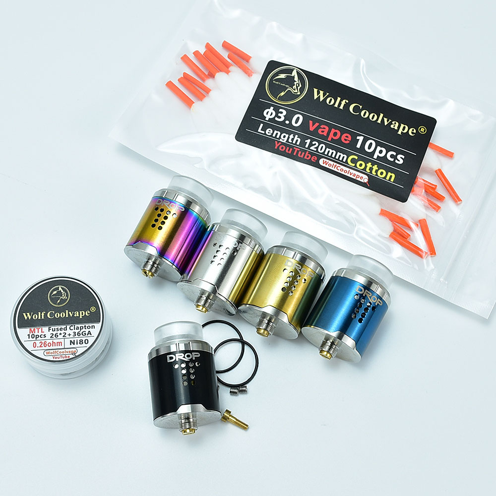 Atomizzatore RDA DROP da 24mm  - Vape Coil Replacement recensione e prezzo