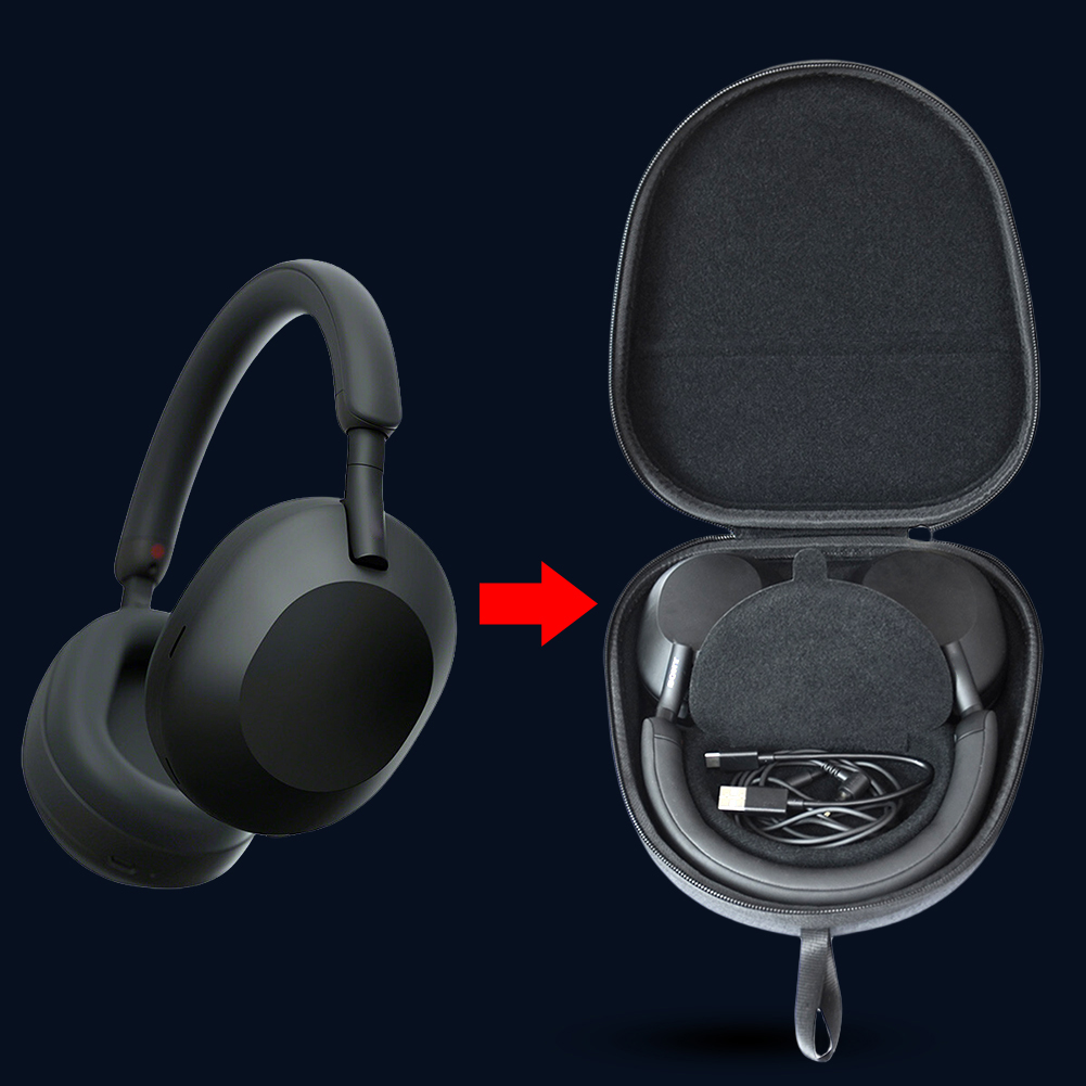 Custodia rigida protettiva in  - Sony Headphone Wh-1000Xm5 recensione e prezzo